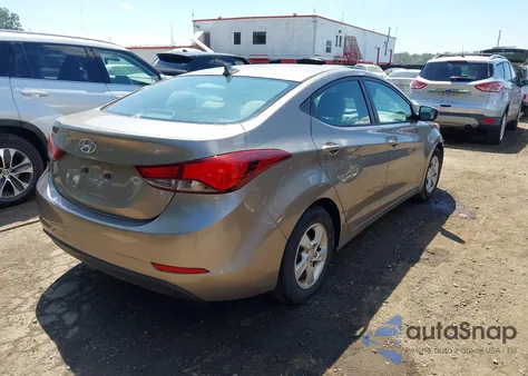 2015 Hyundai Elantra Se из США, поврежденный, VIN 5NPDH4AE0FH574847